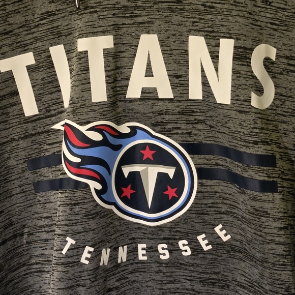 NFL Tennessee Titans Team Apparel Women XXL Mottled Gray/Silver Hoodie Sweatshrt - Picture 7 of 16